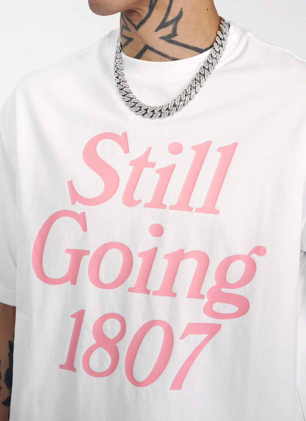 1807 STILL GOING Large Print Tee | Face 3 Face