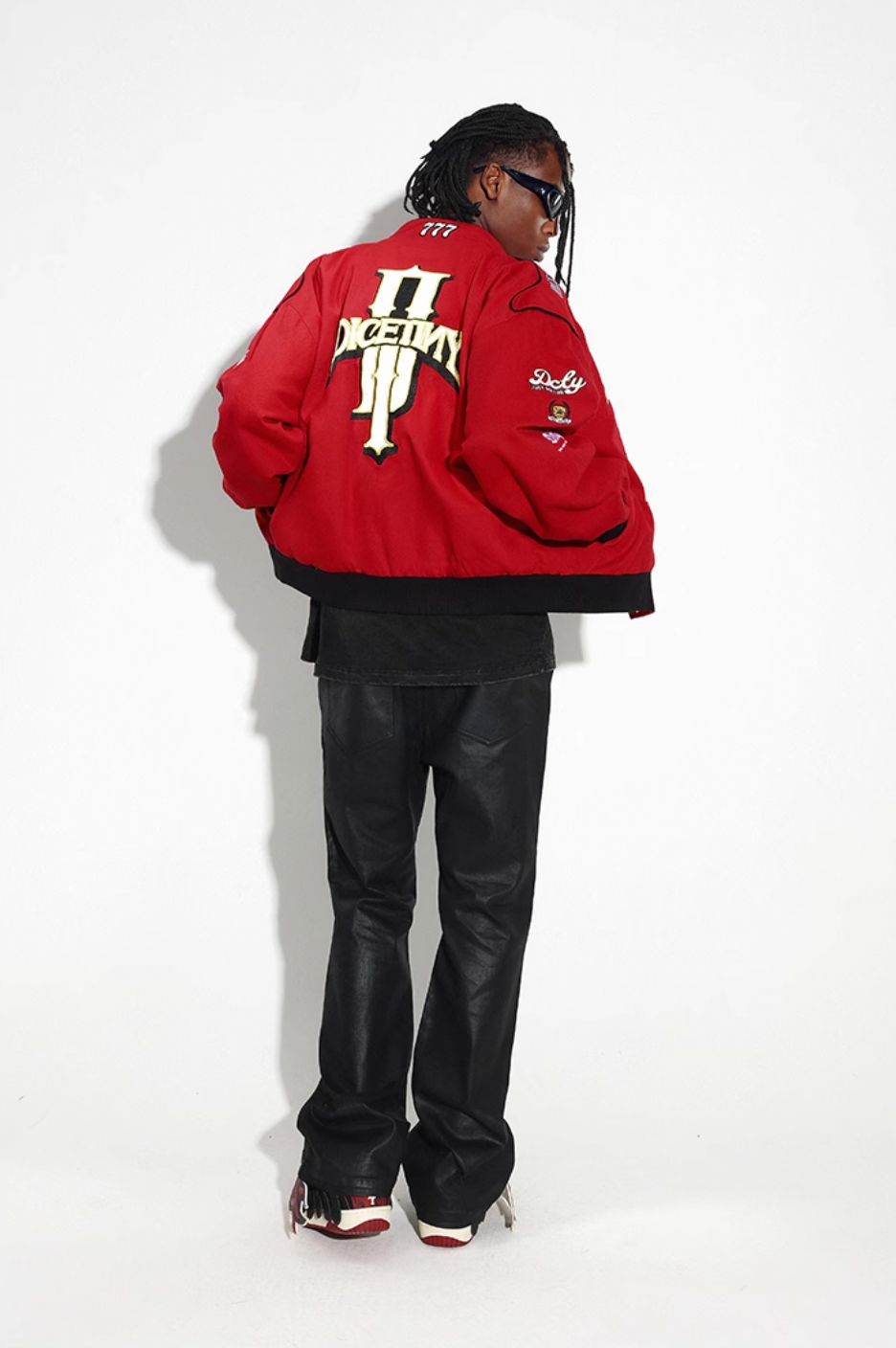 DICETINY Embroidered Racing Jacket | Face 3 Face