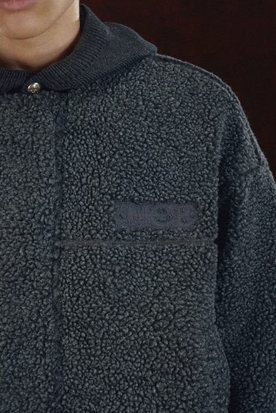 DICETINY Patch Logo Sherpa Fleece Jacket | Face 3 Face