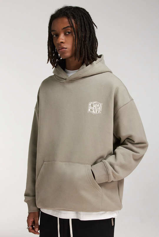 DICETINY Dice Roll Foam Letter Print Hoodie | Face 3 Face