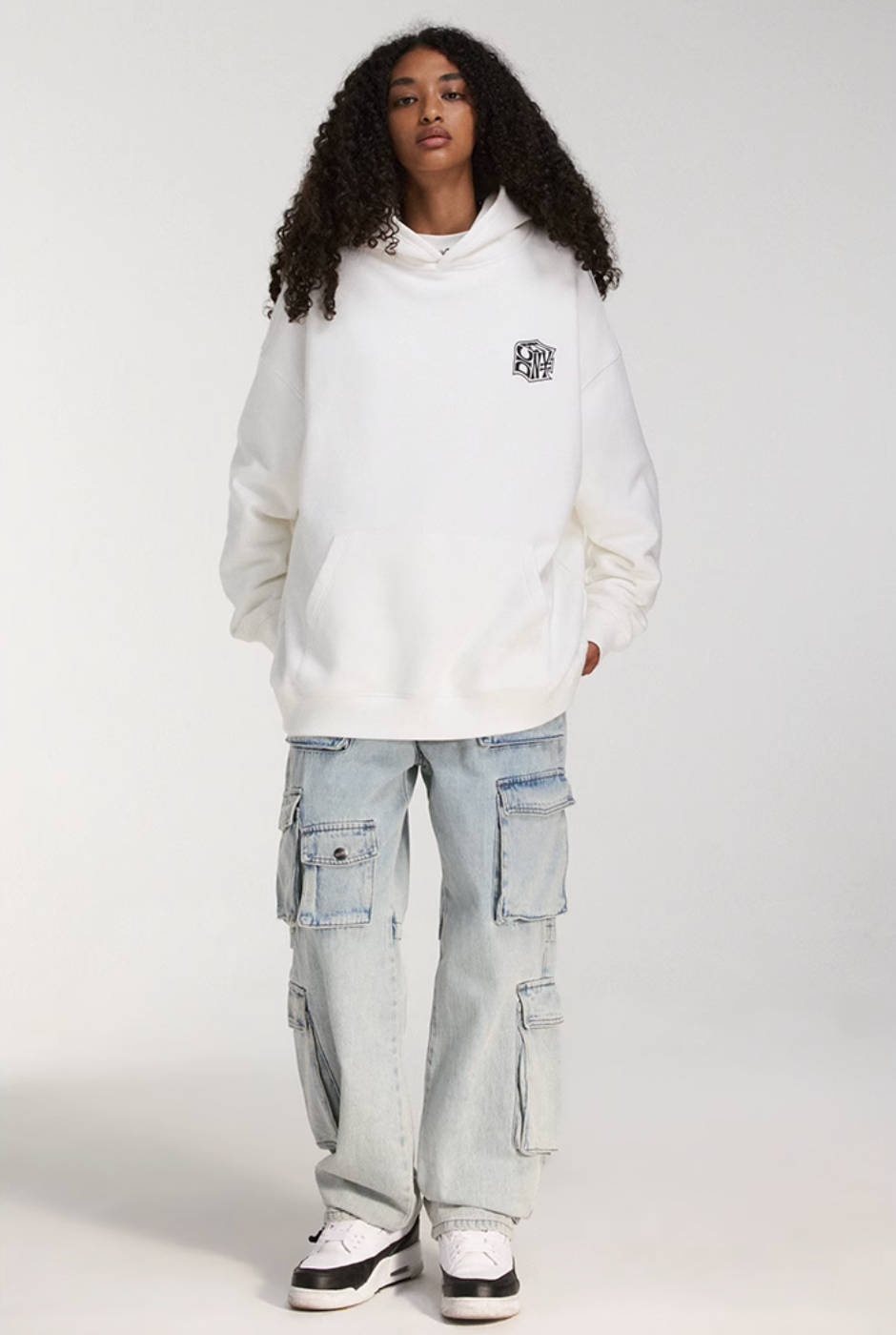 DICETINY Dice Roll Foam Letter Print Hoodie | Face 3 Face