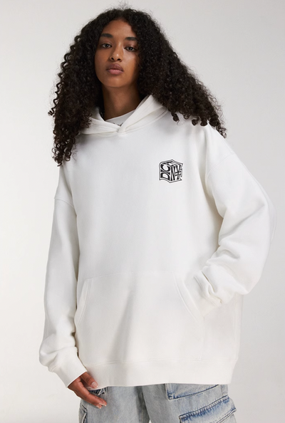 DICETINY Dice Roll Foam Letter Print Hoodie | Face 3 Face