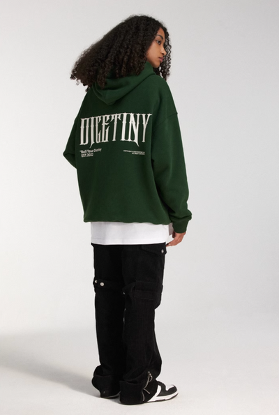 DICETINY Basic Back Logo Print Hoodie | Face 3 Face