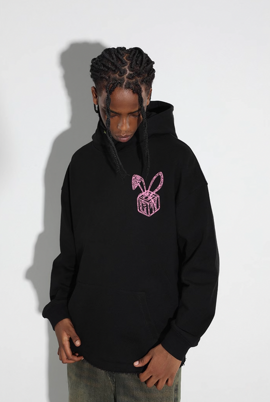 DICETINY Bunny Girl Lace Logo Hoodie | Face 3 Face
