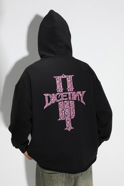 DICETINY Bunny Girl Lace Logo Hoodie | Face 3 Face