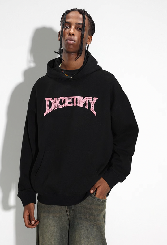 DICETINY Chain Embroidered Logo Hoodie | Face 3 Face
