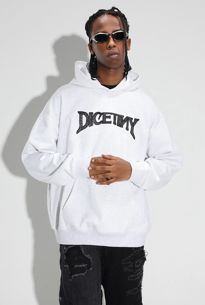 DICETINY Chain Embroidered Logo Hoodie | Face 3 Face