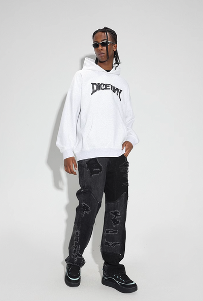 DICETINY Chain Embroidered Logo Hoodie | Face 3 Face