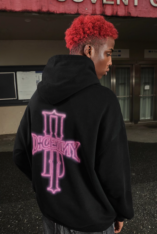 DICETINY Glowing Logo Hoodie | Face 3 Face