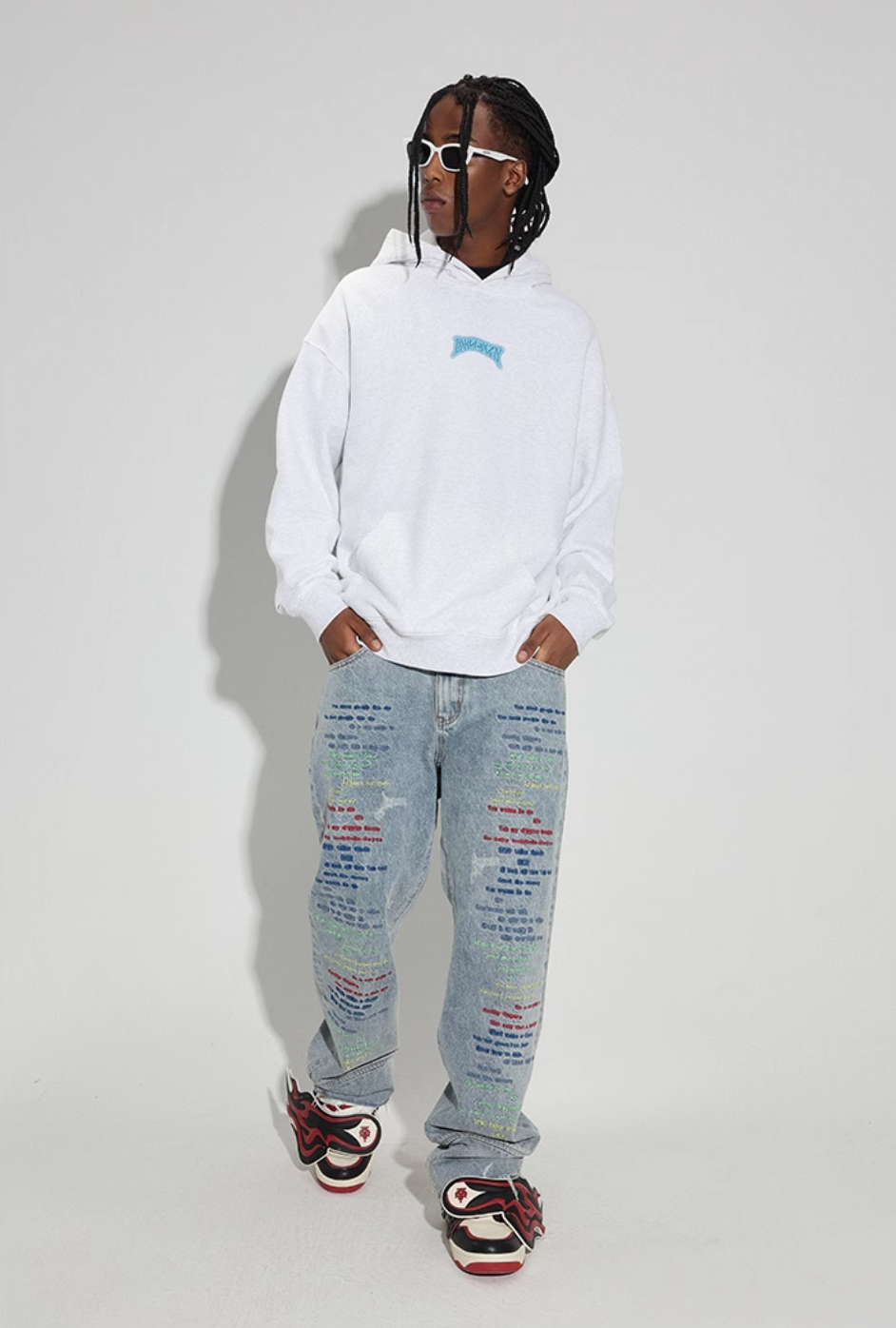 DICETINY Glowing Logo Hoodie | Face 3 Face