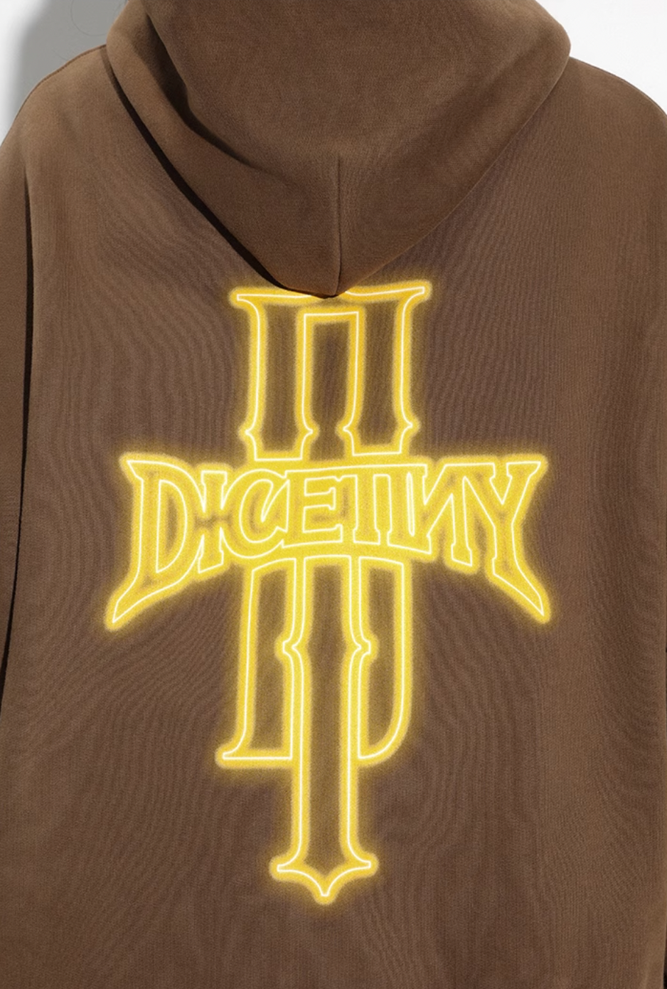 DICETINY Glowing Logo Hoodie | Face 3 Face