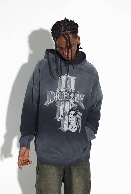 DICETINY Dice Empire Washed Hoodie | Face 3 Face