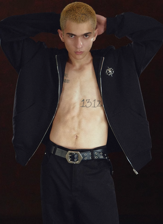 DICETINY Metal Logo Zip Up Hoodie | Face 3 Face