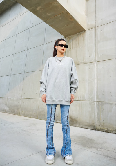 DICETINY Basic Logo Printed Sweatshirt | Face 3 Face