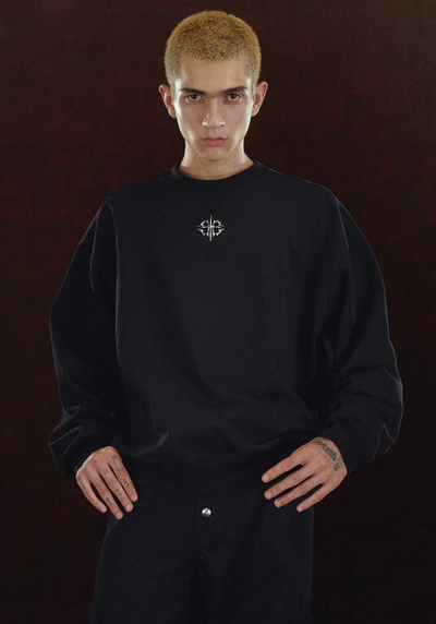 DICETINY Metal Logo Basic Sweatshirt | Face 3 Face