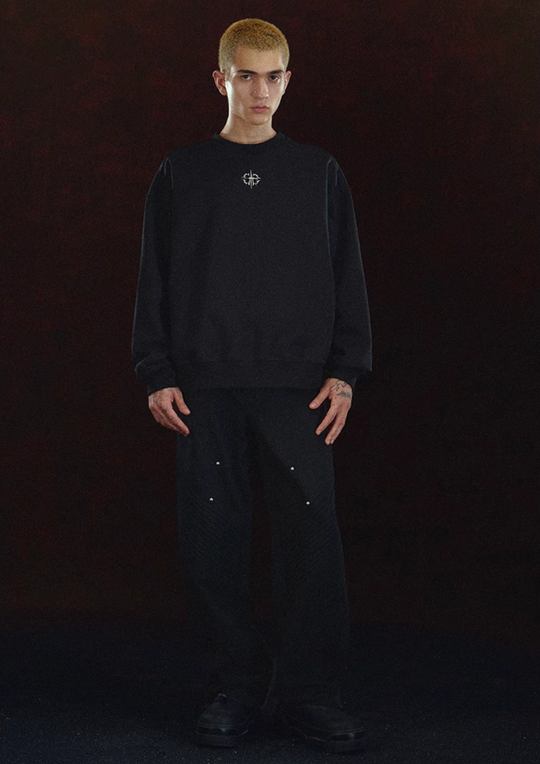 DICETINY Metal Logo Basic Sweatshirt | Face 3 Face