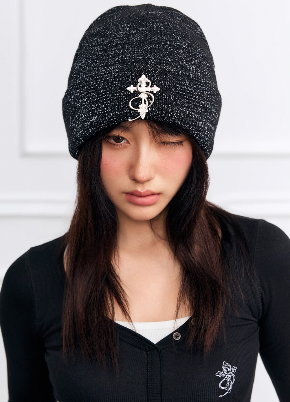 Small Town Kid 3D Metal Logo Beanie | Face 3 Face