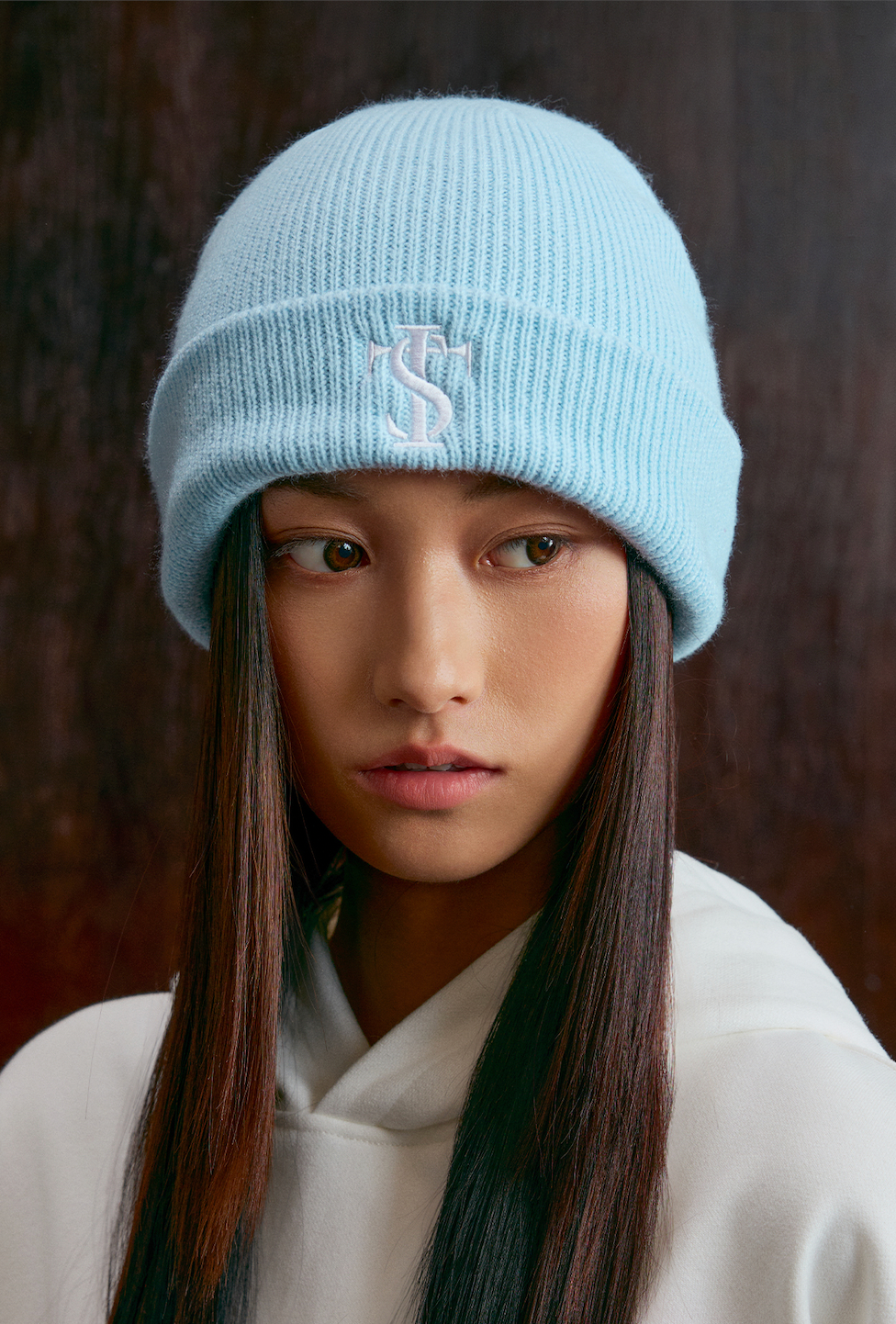 Small Town Kid Basic Logo Embroidery Beanie | Face 3 Face