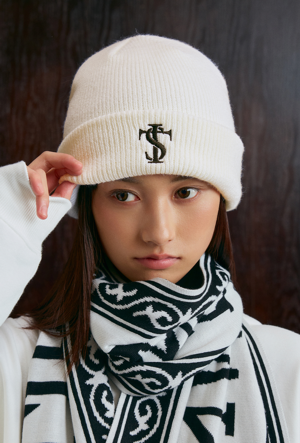 Small Town Kid Basic Logo Embroidery Beanie | Face 3 Face