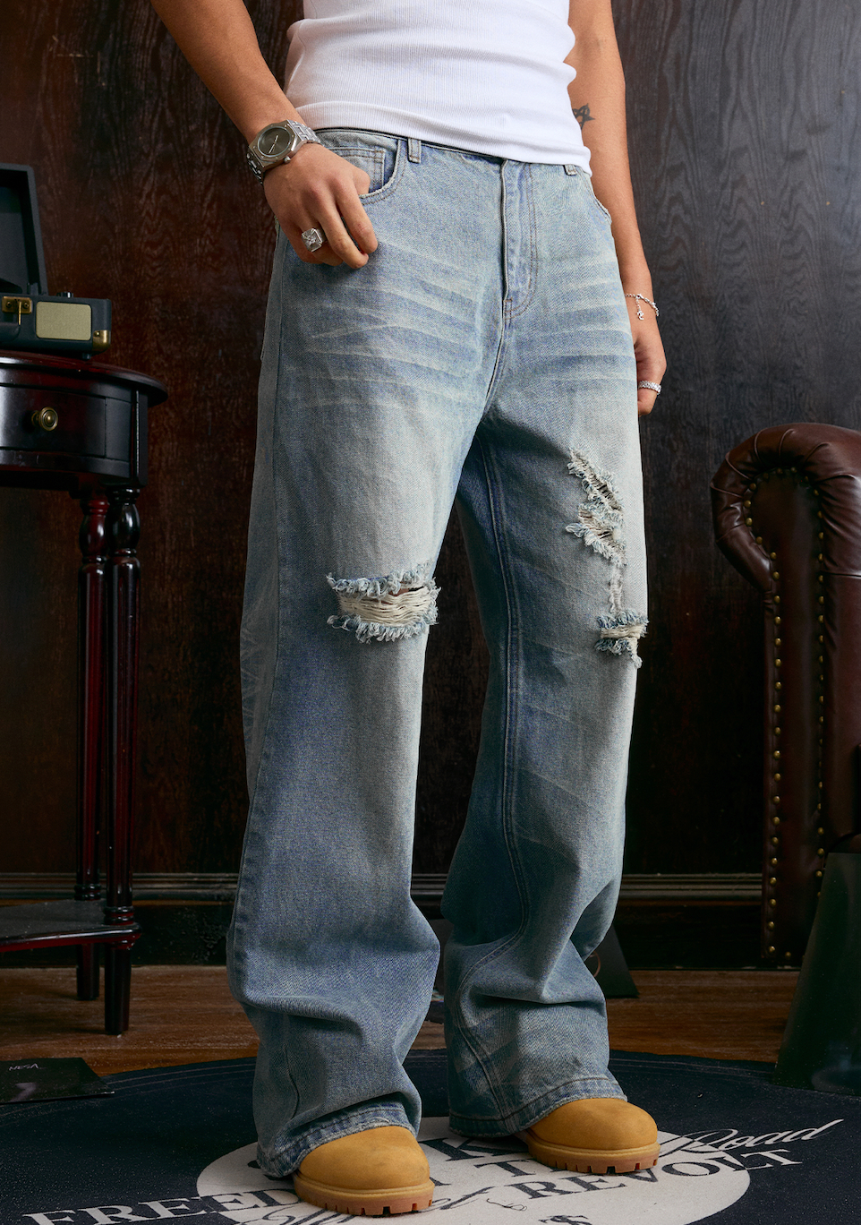 Small Town Kid Cat Whiskers Bootcut Jeans | Face 3 Face