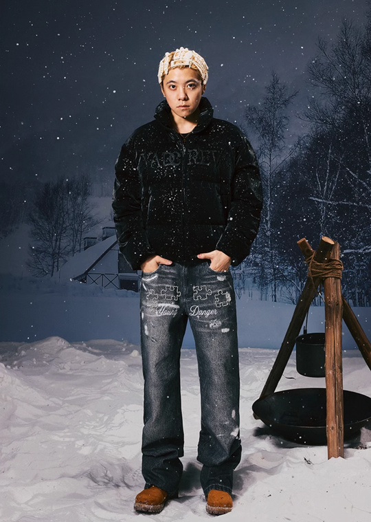 YADcrew 3D Water Bead Texture Puffer Jacket | Face 3 Face