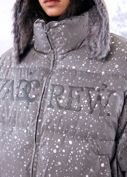 YADcrew 3D Water Bead Texture Puffer Jacket | Face 3 Face