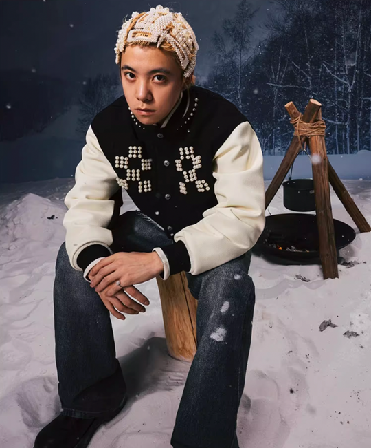 YADcrew Pearl Checkerboard Varsity Jacket | Face 3 Face