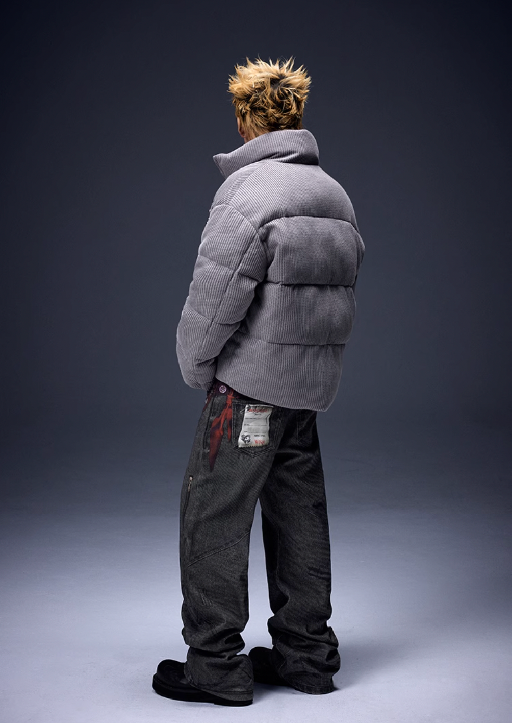 YADcrew Metal Pearl Knit Puffer Jacket | Face 3 Face