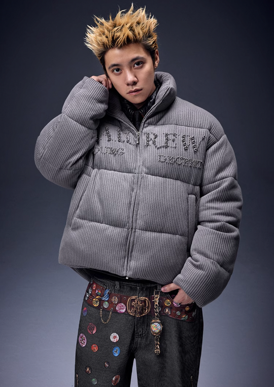 YADcrew Metal Pearl Knit Puffer Jacket | Face 3 Face