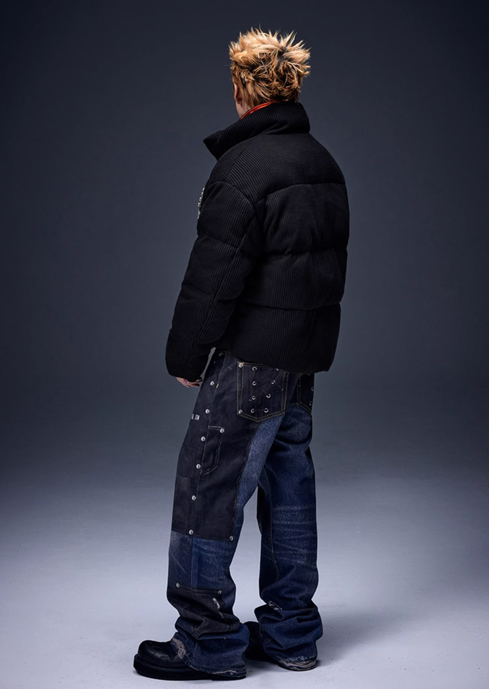 YADcrew Metal Pearl Knit Puffer Jacket | Face 3 Face