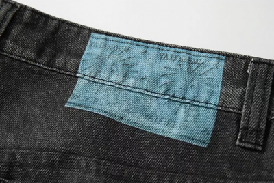 YADcrew Chain Embossed Print Jeans | Face 3 Face