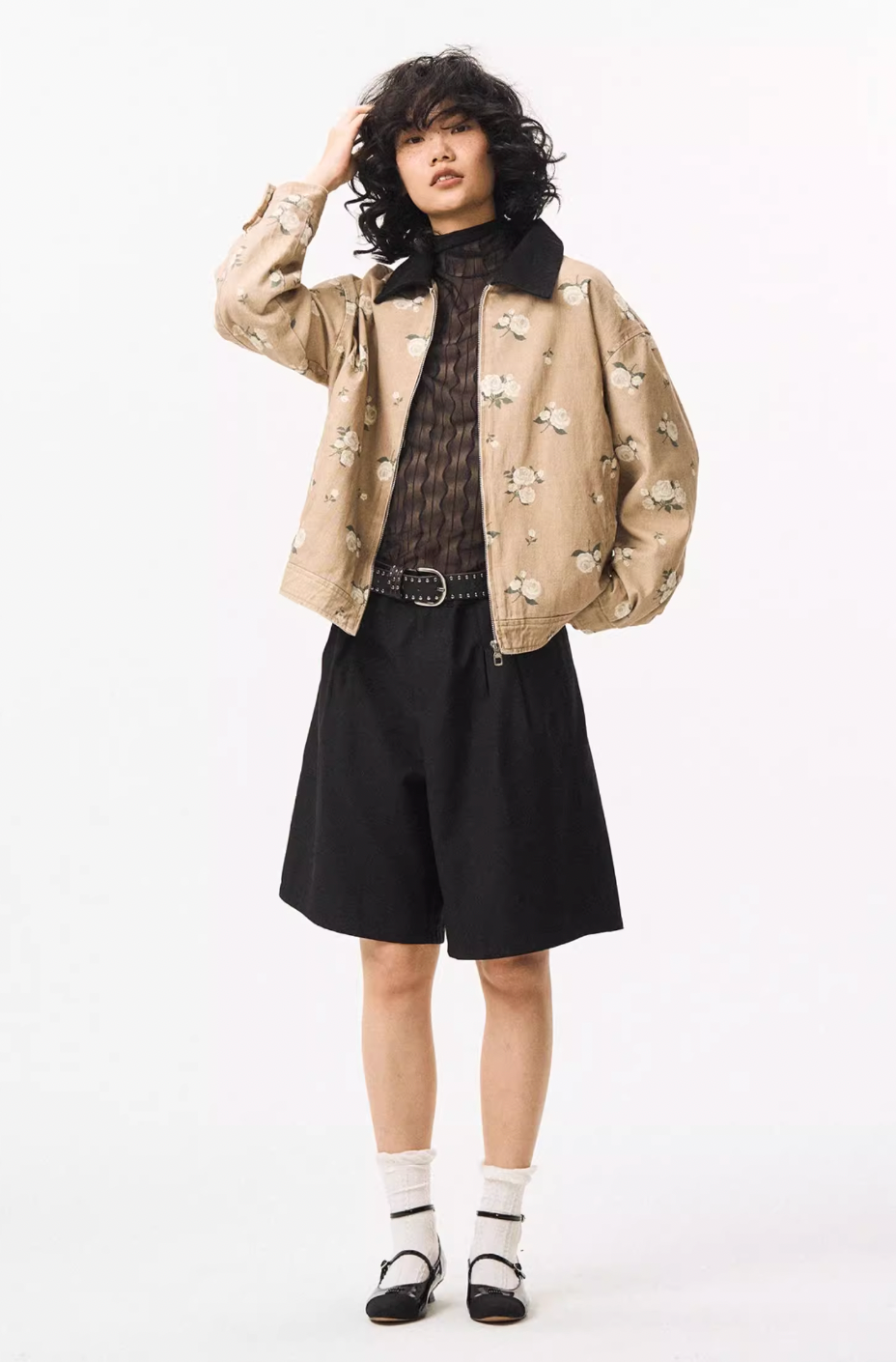 EMPTY REFERENCE Floral Print Detroit Jacket | Face 3 Face