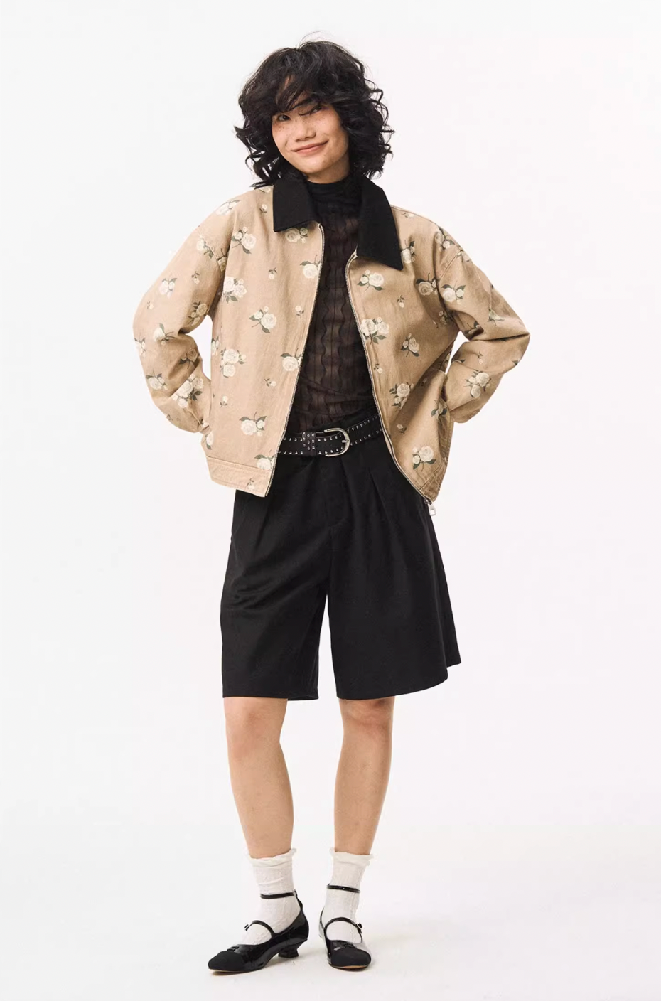 EMPTY REFERENCE Floral Print Detroit Jacket | Face 3 Face