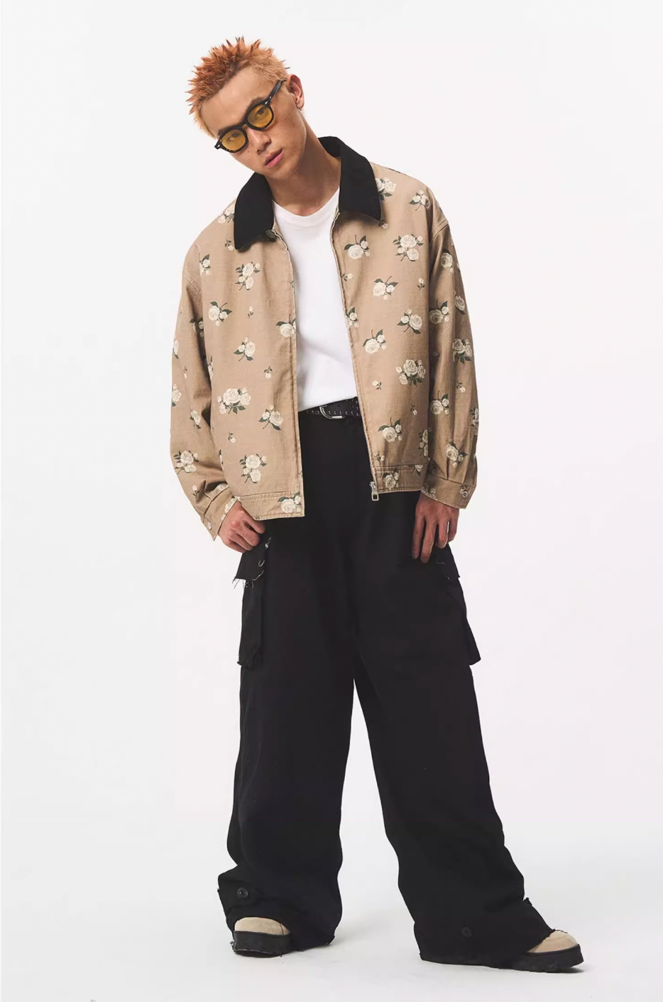 EMPTY REFERENCE Floral Print Detroit Jacket | Face 3 Face