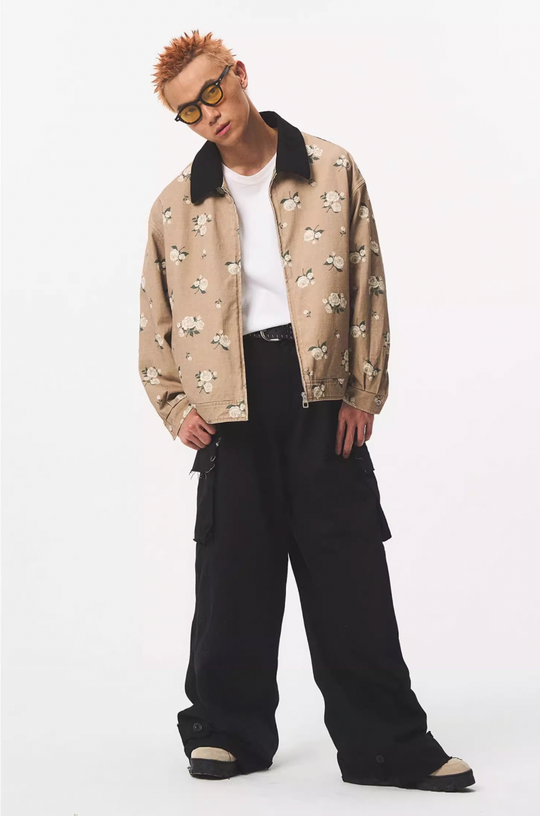 EMPTY REFERENCE Floral Print Detroit Jacket | Face 3 Face