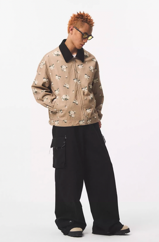 EMPTY REFERENCE Floral Print Detroit Jacket | Face 3 Face