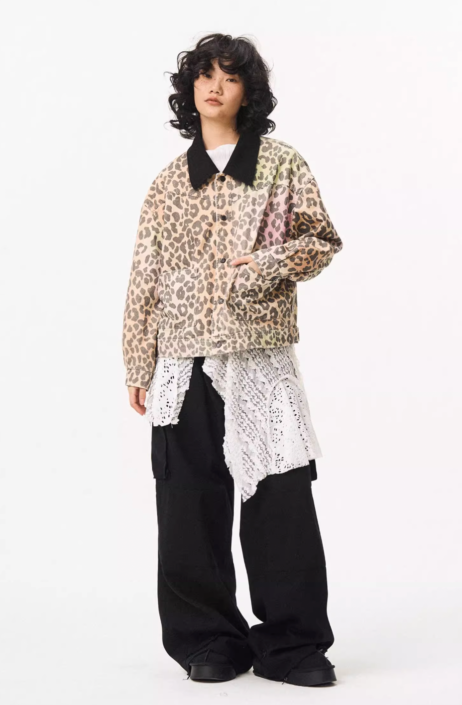 EMPTY REFERENCE Colorful Leopard Print Detroit Jacket | Face 3 Face