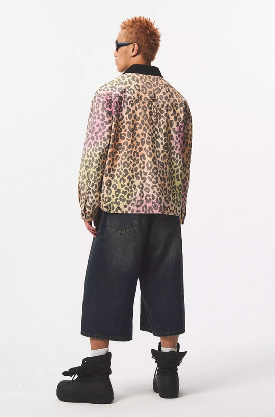 EMPTY REFERENCE Colorful Leopard Print Detroit Jacket | Face 3 Face