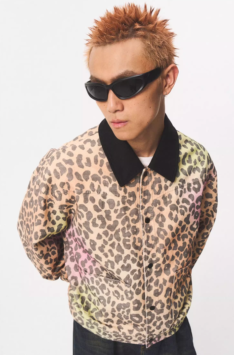 EMPTY REFERENCE Colorful Leopard Print Detroit Jacket | Face 3 Face