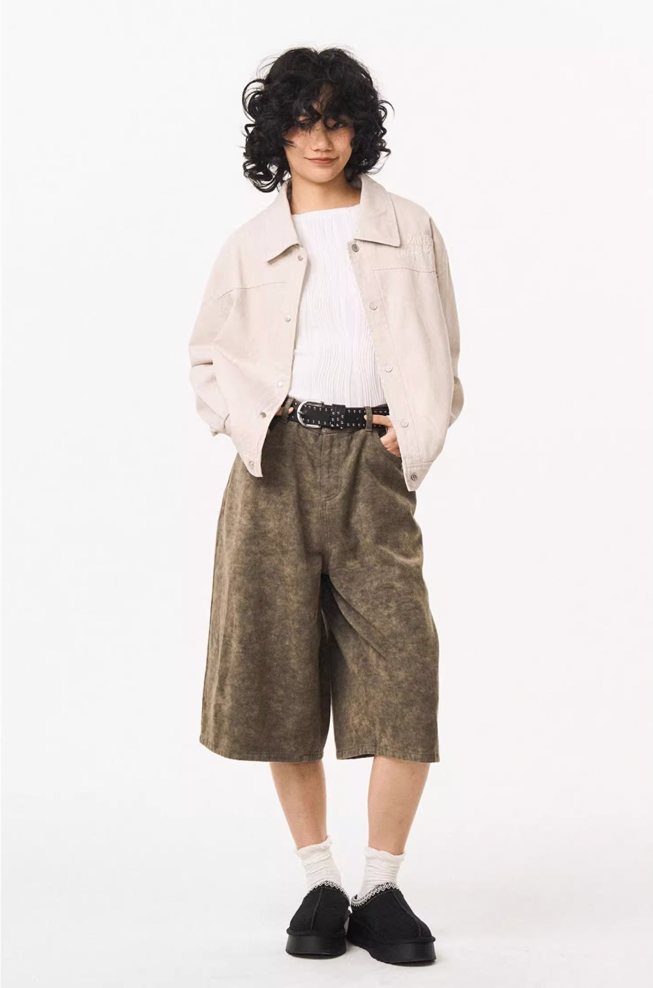 EMPTY REFERENCE Angel Print Work Jacket | Face 3 Face