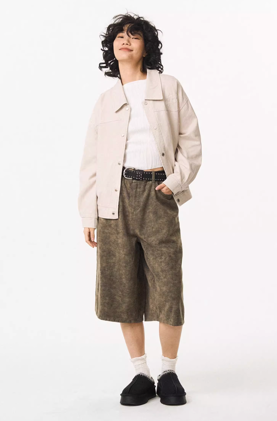 EMPTY REFERENCE Angel Print Work Jacket | Face 3 Face