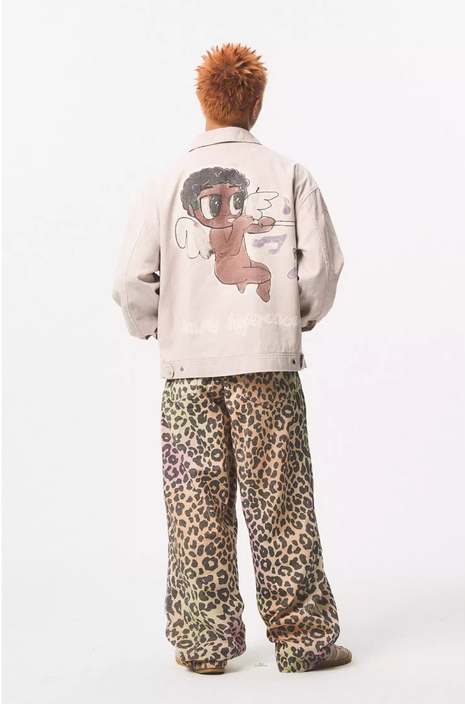 EMPTY REFERENCE Angel Print Work Jacket | Face 3 Face