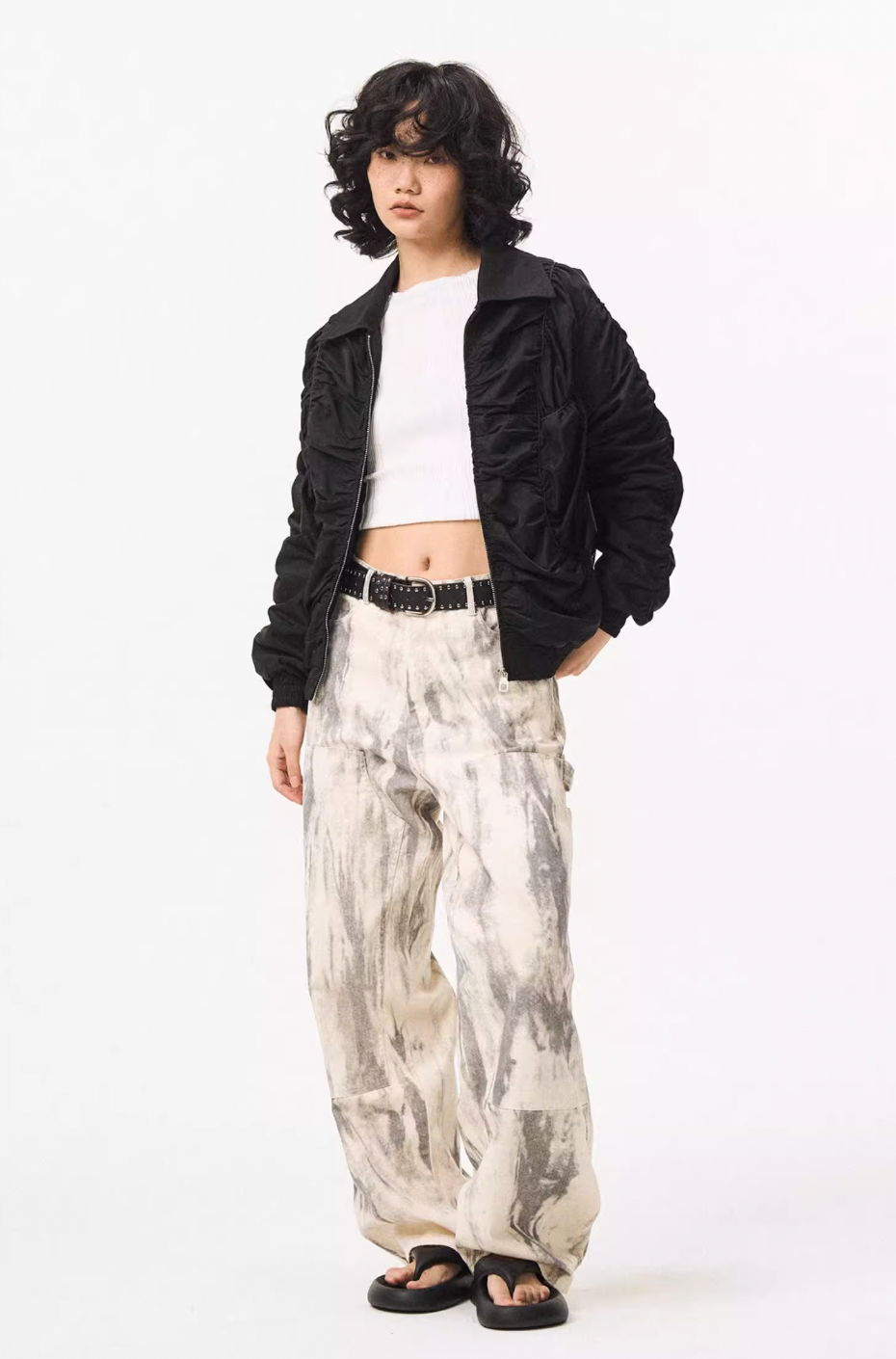 EMPTY REFERENCE Functional Pleated Jacket | Face 3 Face