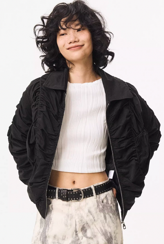 EMPTY REFERENCE Functional Pleated Jacket | Face 3 Face