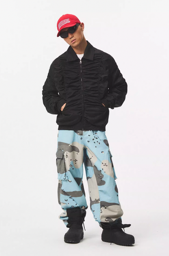 EMPTY REFERENCE Functional Pleated Jacket | Face 3 Face