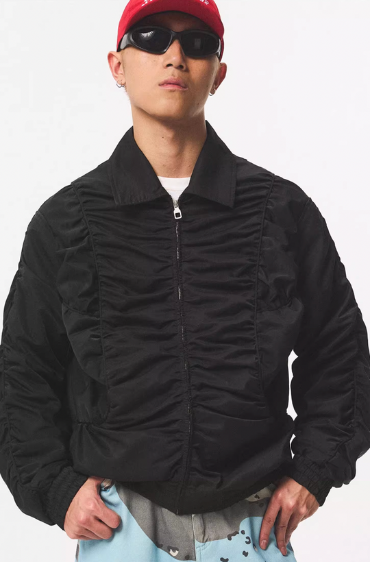 EMPTY REFERENCE Functional Pleated Jacket | Face 3 Face
