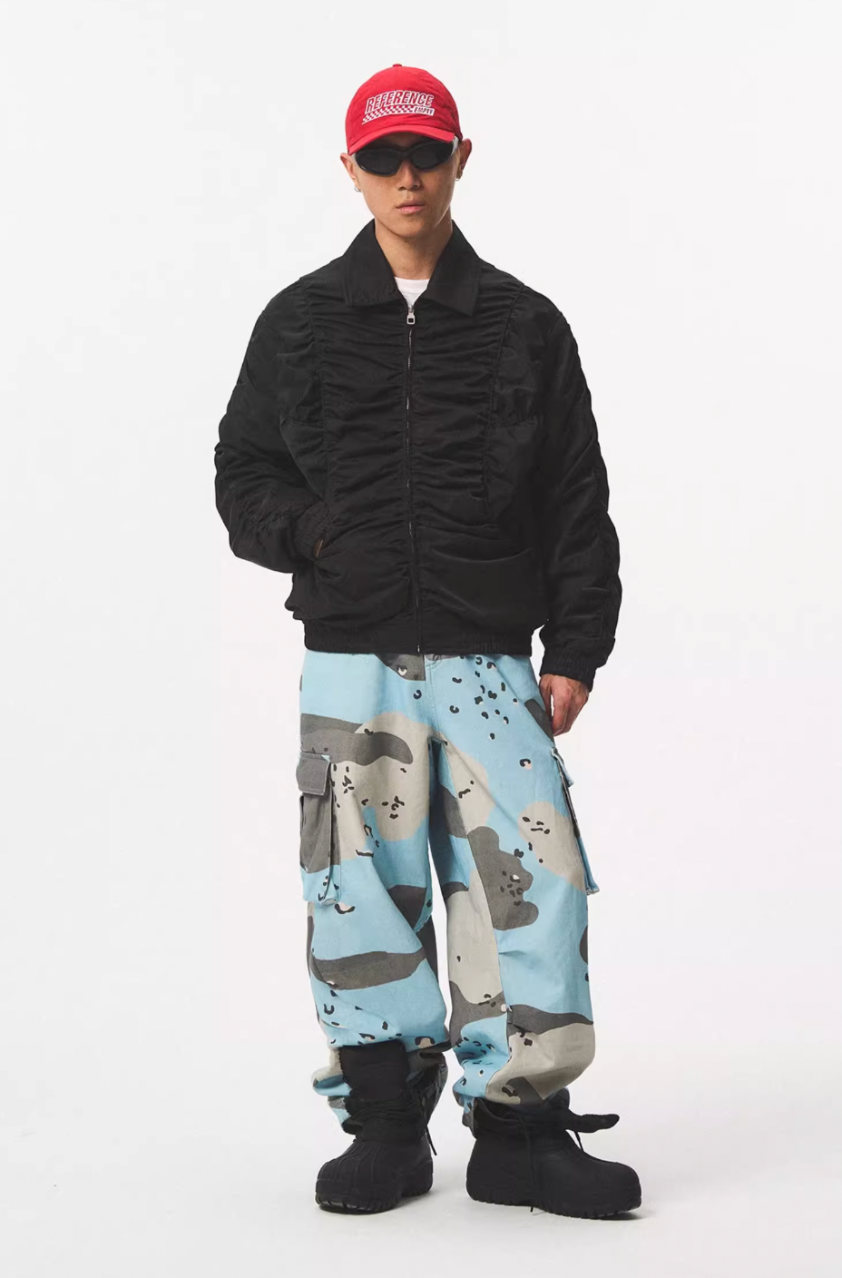 EMPTY REFERENCE Functional Pleated Jacket | Face 3 Face