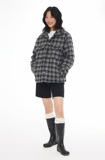 EMPTY REFERENCE Houndstooth Jacket | Face 3 Face