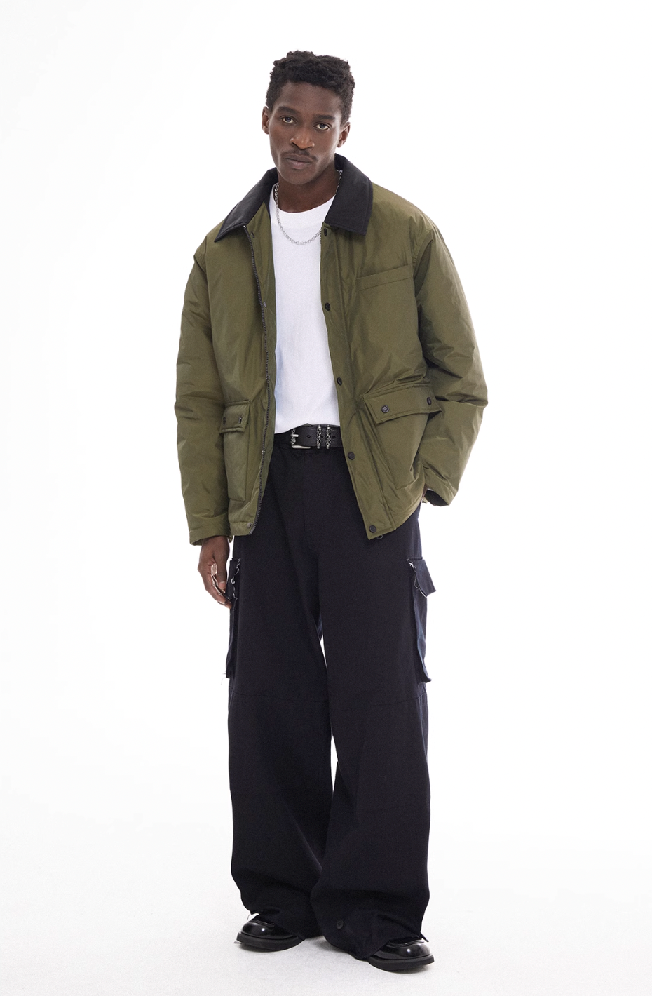 EMPTY REFERENCE Puffer Utility Jacket | Face 3 Face