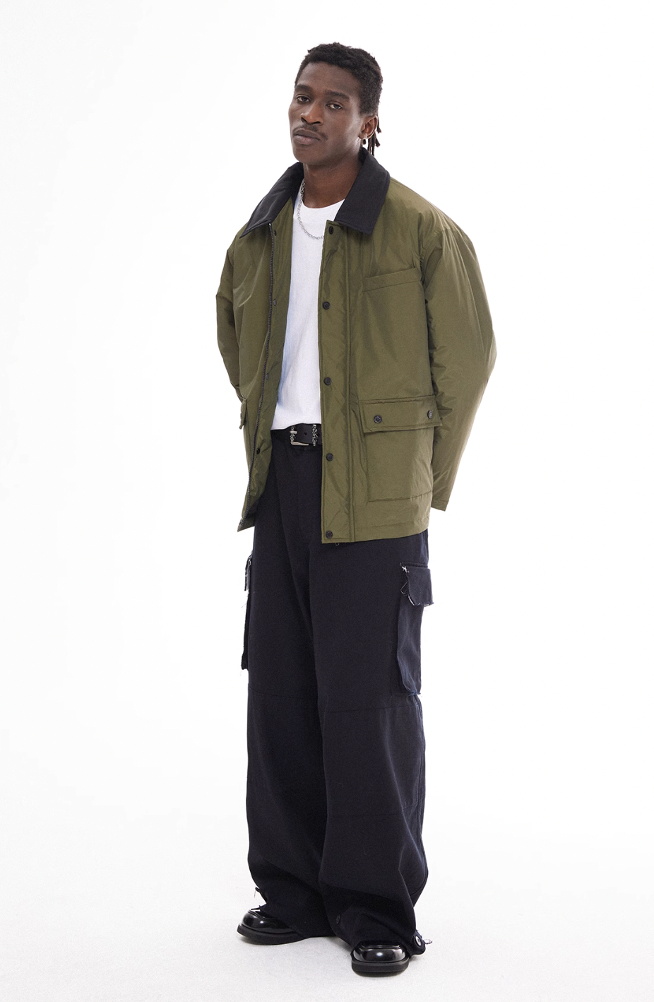 EMPTY REFERENCE Puffer Utility Jacket | Face 3 Face